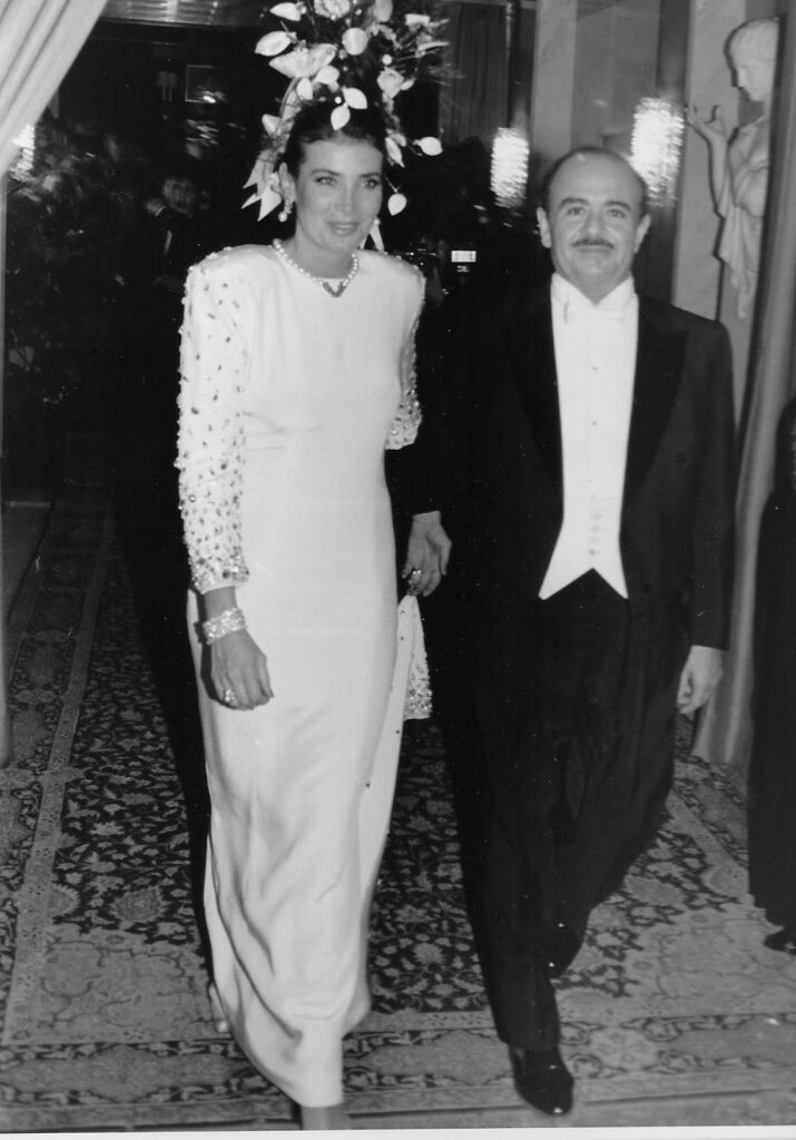 Adnan Khashoggi and Lamia Khashoggi