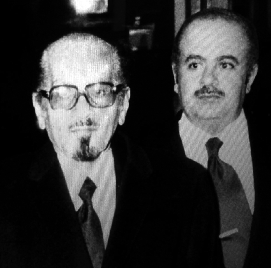 Adnan Khashoggi with father Dr. Mohammed Khashoggi