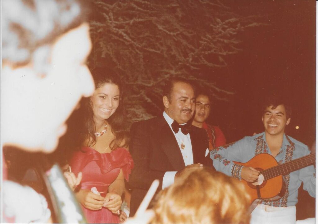Adnan Khashoggi with Nabila Khashoggi
